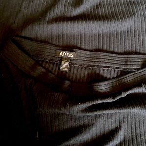 Black midi length pencil skirt